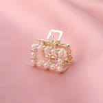 Toddler / Kid's Delicate Rhinestone Pearl Small Hair Clip  image 3
