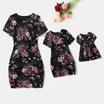 Mommy and Me Flora Print Short-sleeves Dresses  image 2