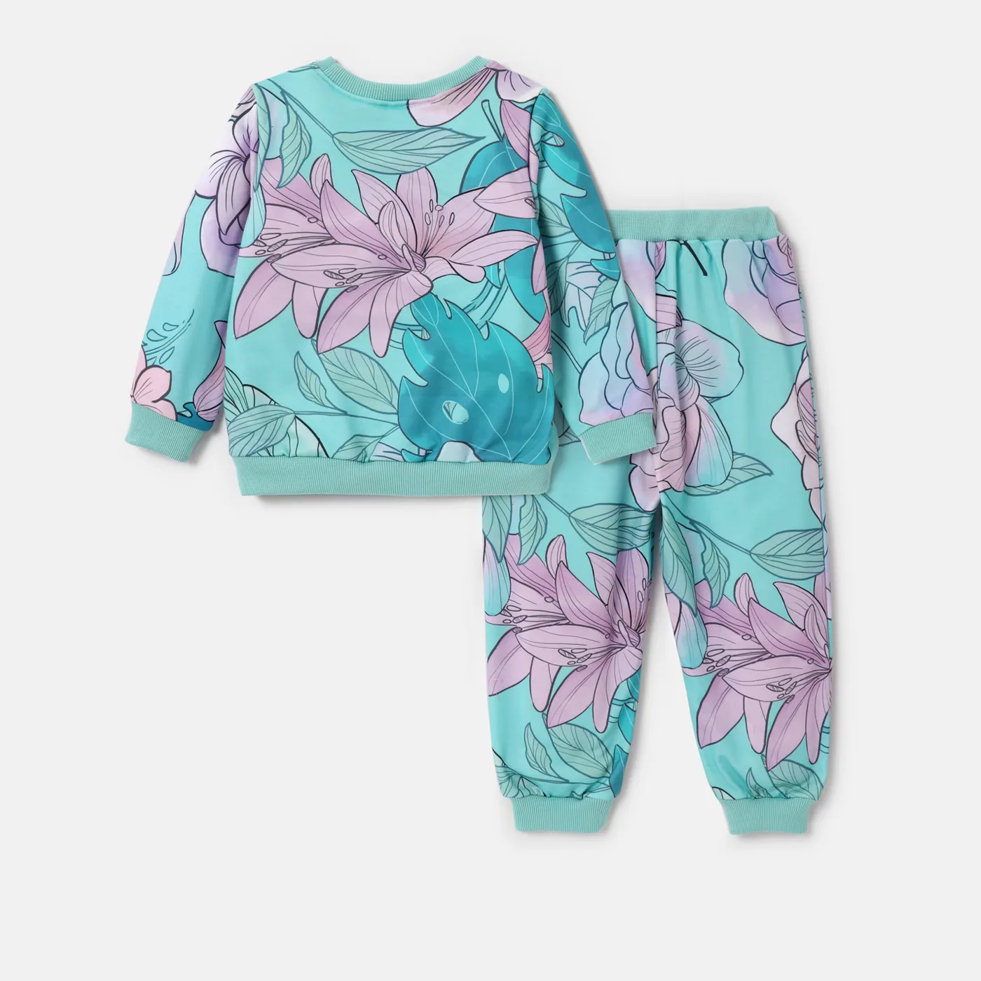 Disney Princess Baby Girl 2pcs Character Print Long-sleeve Top and Pants Set  image 2