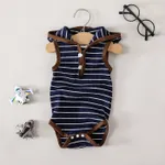 Bebé Menino Com capuz Básico Sem mangas Macacão curto Preto