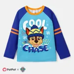 PAW Patrol Toddler Girl/Boy Character Print Long-sleeve Pullover Sweatshirt Sky blue