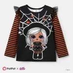 L.O.L. SURPRISE! Toddler Girl  Halloween Graphic Print Long-sleeve Top or Pants Black/White