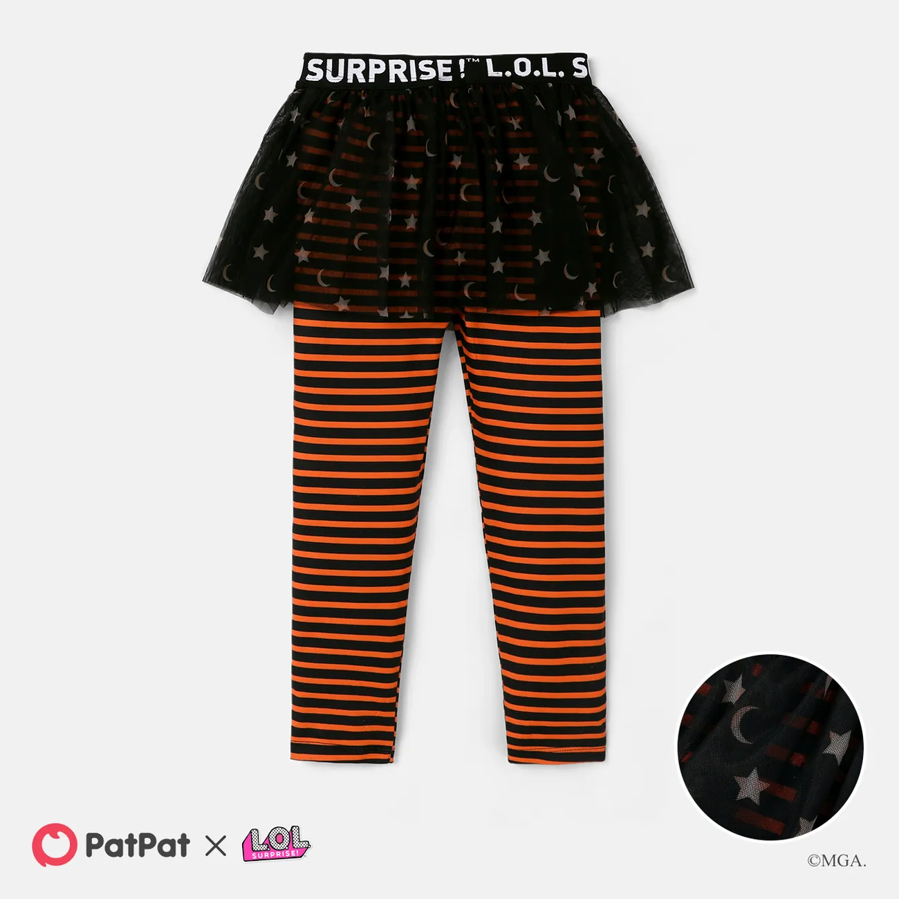 L.O.L. SURPRISE! Toddler Girl Halloween Graphic Print Long-sleeve Top or Pants Black big image 1