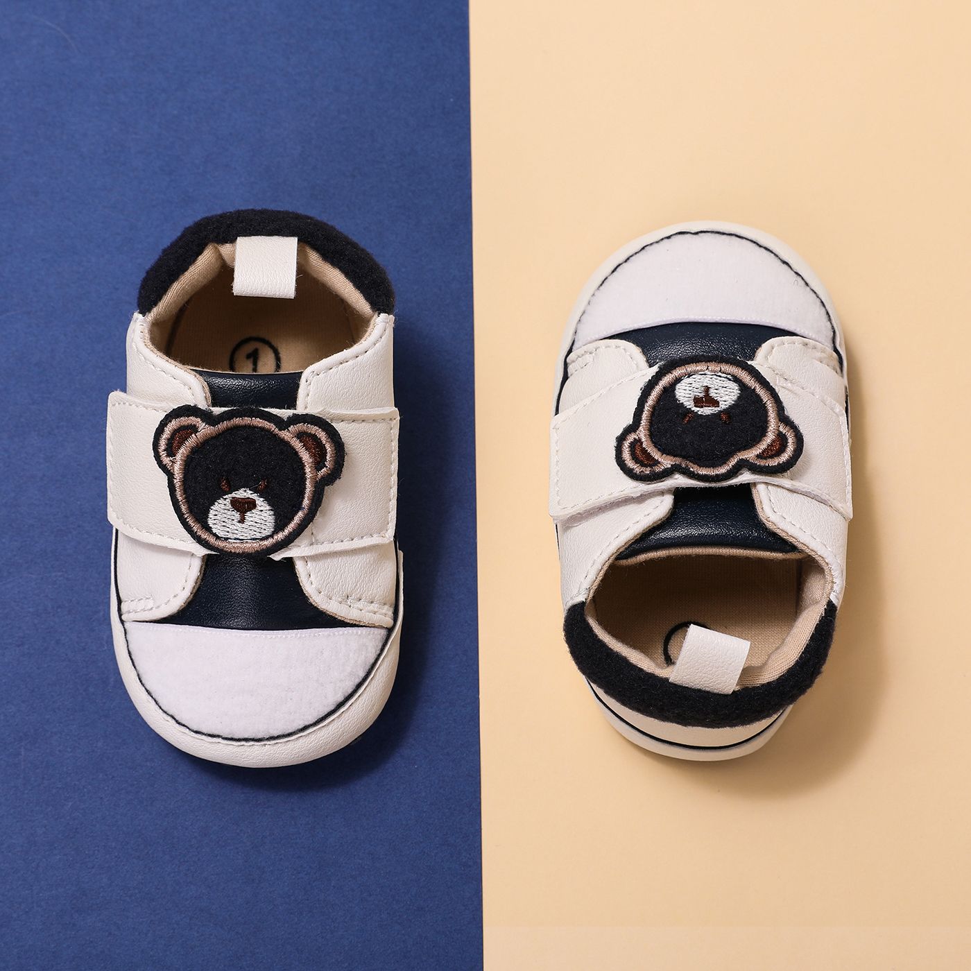 Baby &  Toddler Bear Decor Velcro Prewalker Shoes