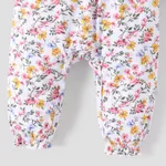 100% Cotton Medium Thickness Plants and Floral Sweater Button-up for Baby Girl   image 5