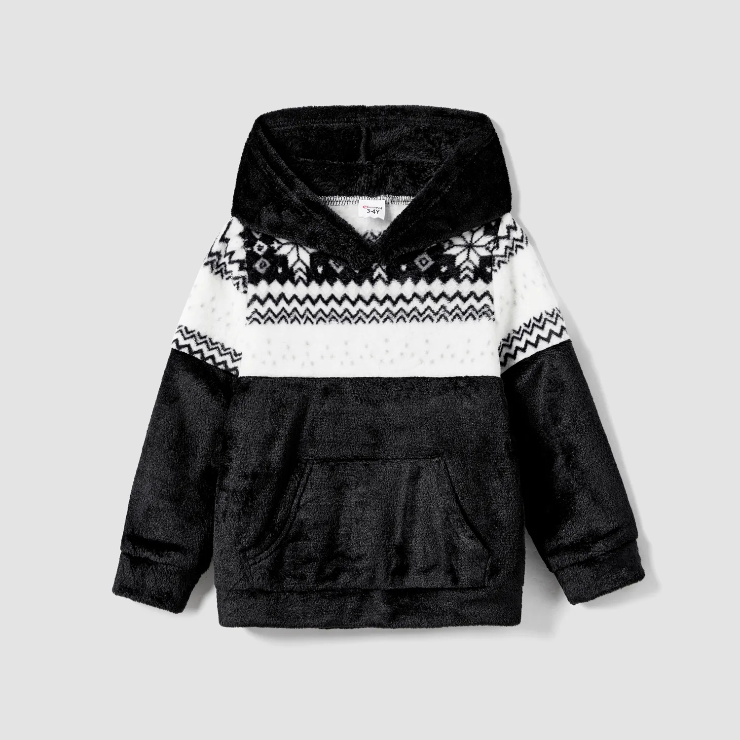 Christmas Family Matching Fleece Hooded Tops  image 5