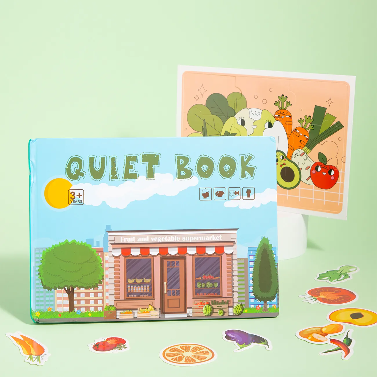Children's Early Education Toy Book Color-D