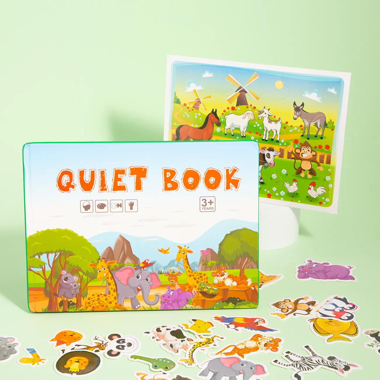 Children's Early Education Toy Book Color-B