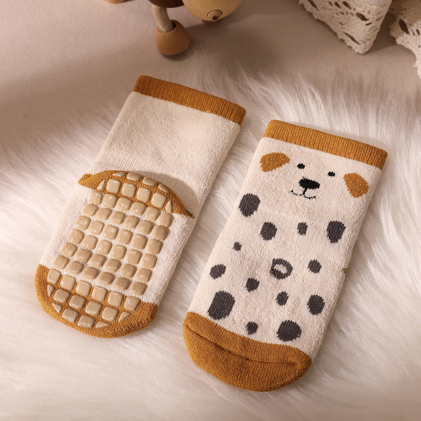 Baby/toddler childlike Cartoon animal pattern,  non-slip&cool  socks  image 2