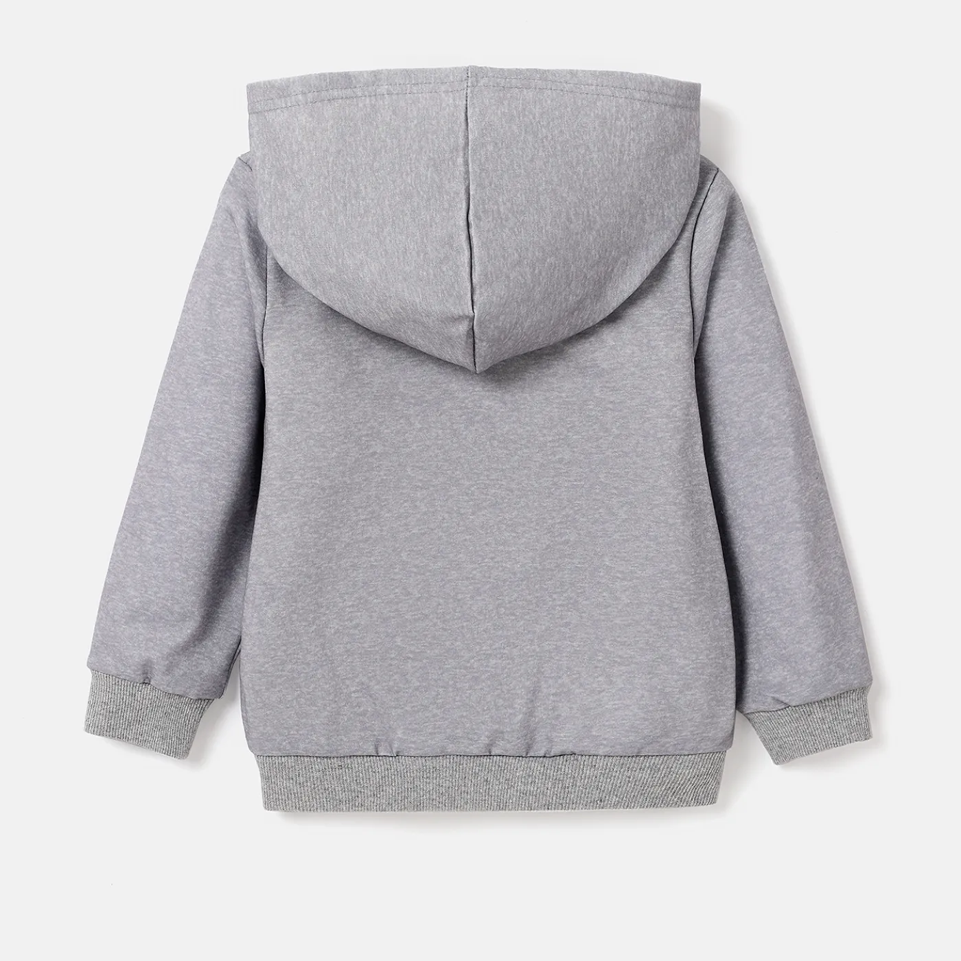 PAW Patrol Toddler Boy/Girl Christmas Big Graphic Zip-up Hooded Jacket Lightgrey image 2