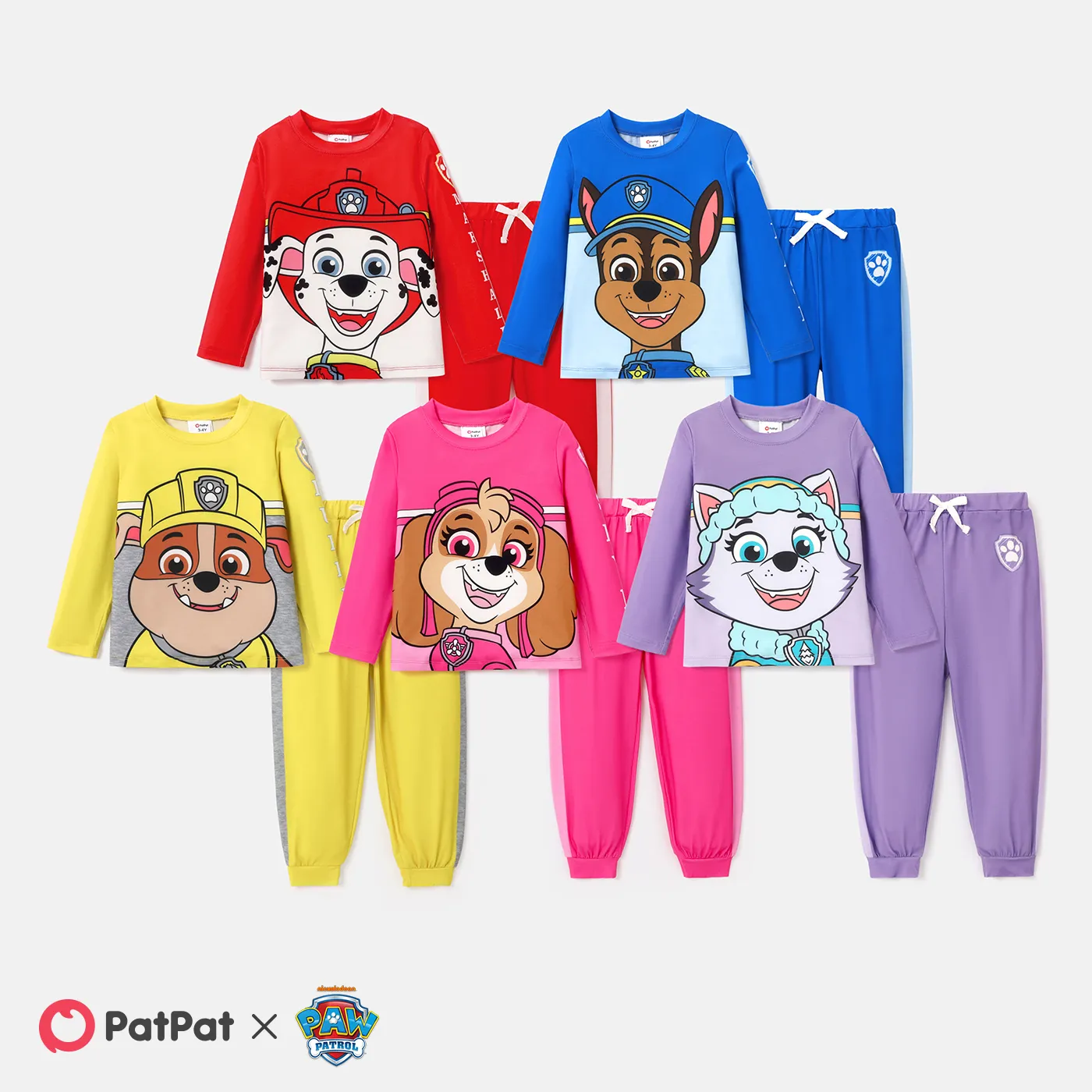 PAW Patrol Toddler Boy/Girl 2-Piece Cartoon Print Top and Pants Set Yellow image 6