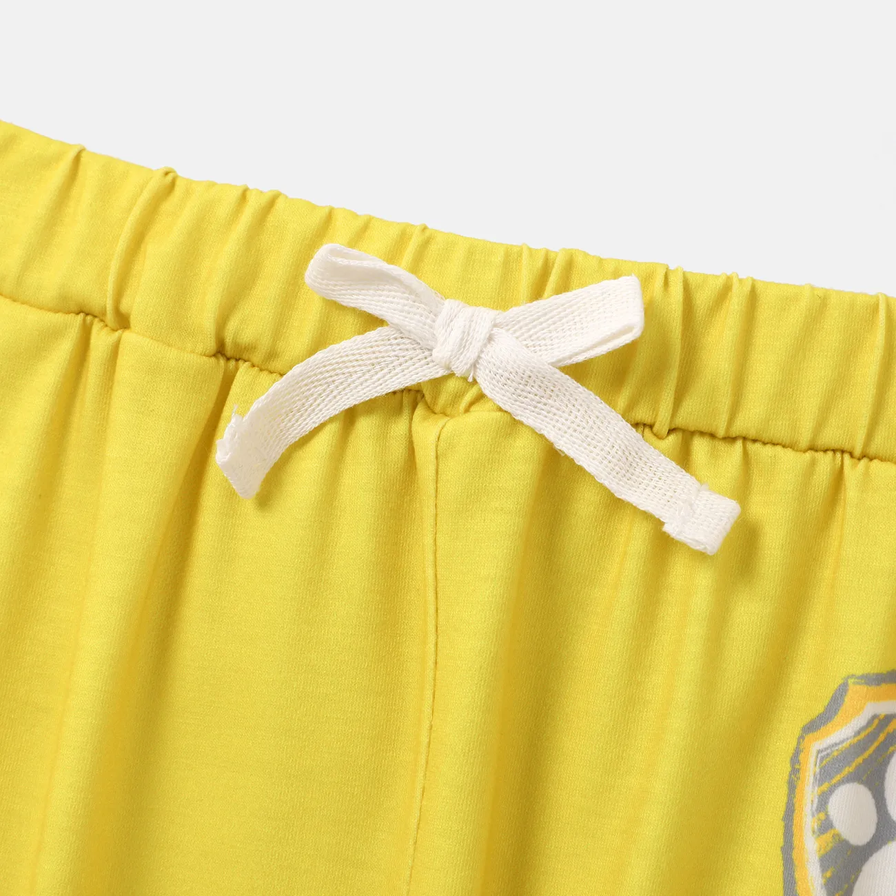 Helfer auf vier Pfoten 2 Stück Kleinkinder Unisex Kindlich Hund T-Shirt-Sets gelb big image 1