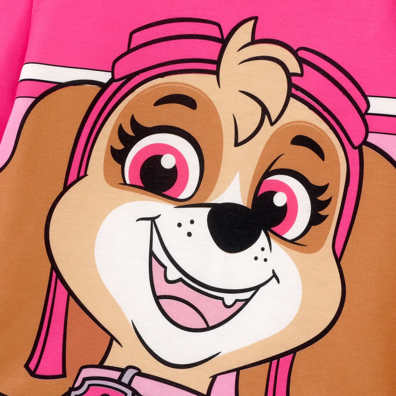 Patrulla de cachorros 2 unidades Niño pequeño Unisex Infantil Perro conjuntos de camiseta Rosado big image 1
