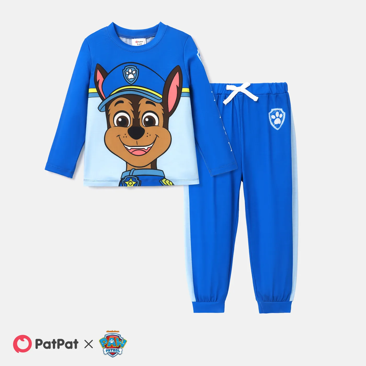 PAW Patrol Toddler Boy/Girl 2-Piece Cartoon Print Top and Pants Set Blue