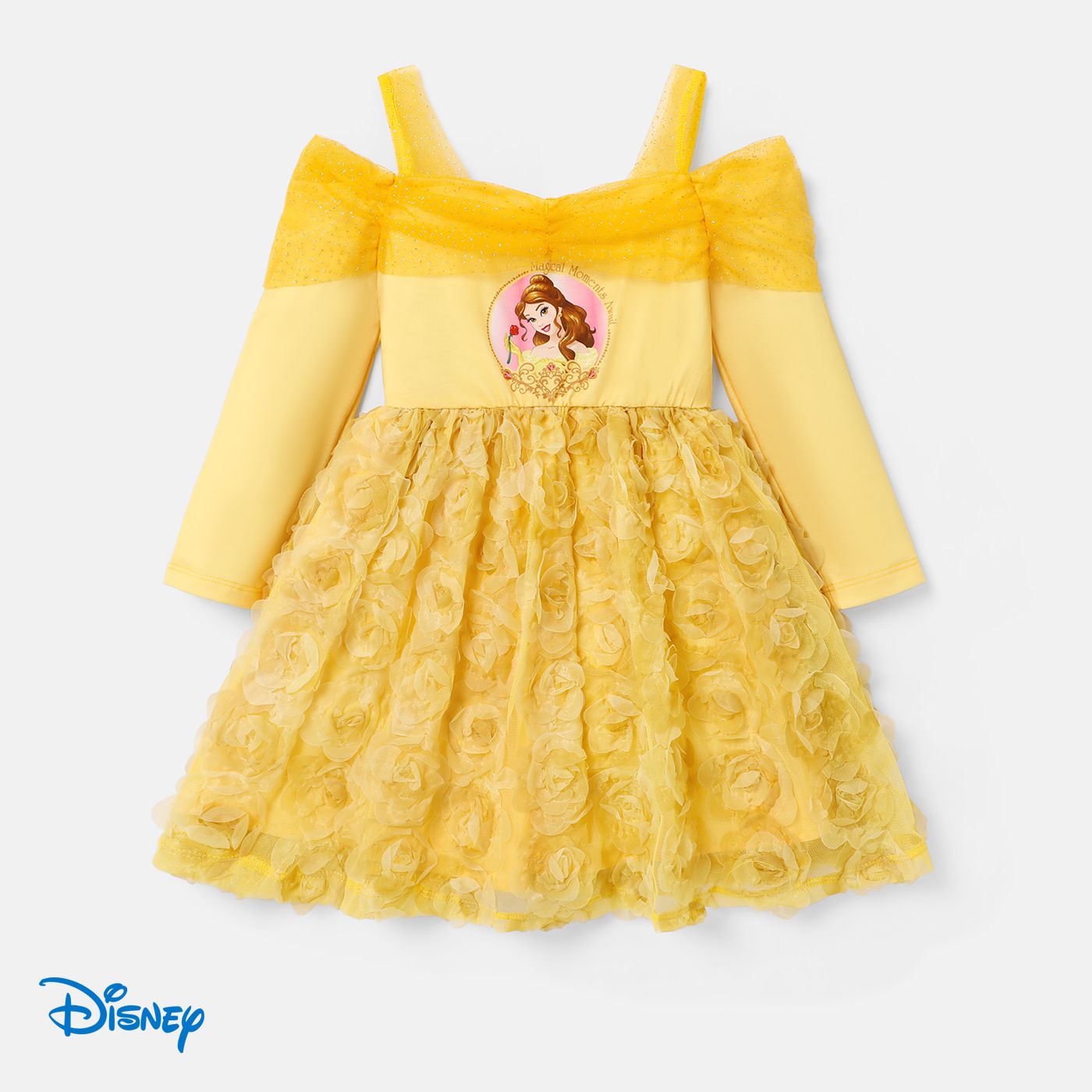 

Disney Princess Toddler Girl Flutter-sleeve Allover Print Fairy Dress