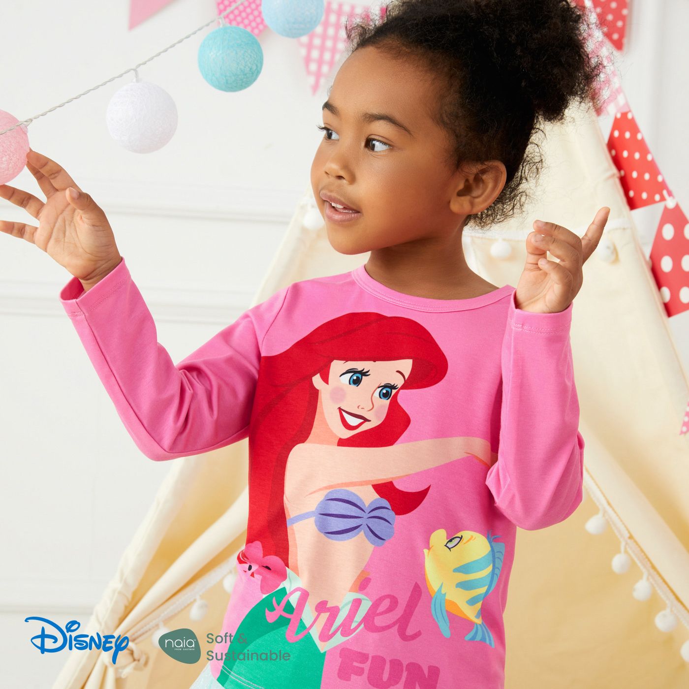 Disney Princess Toddler Girl Naiaâ¢ Character Print Long-sleeve Tee