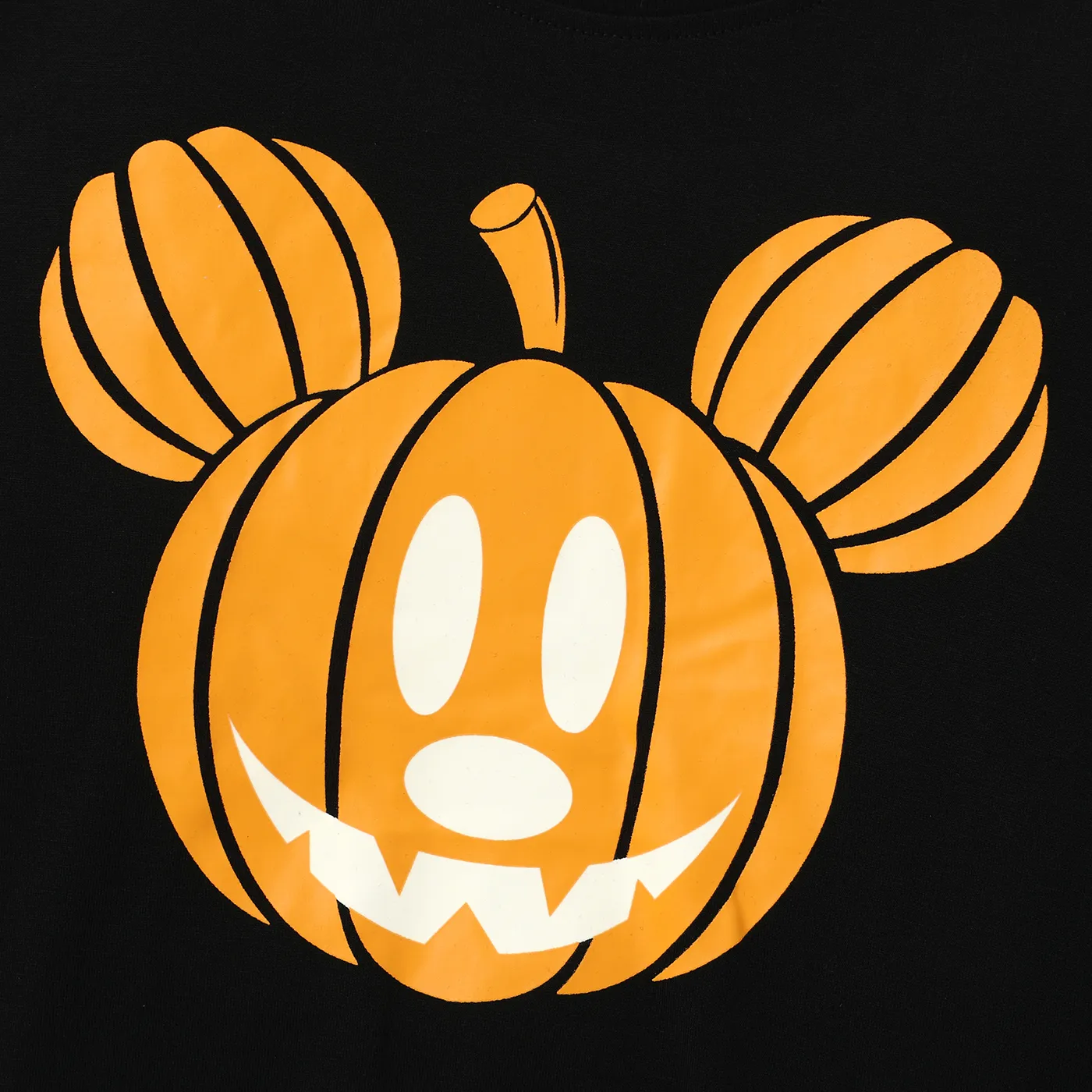 Disney Mickey and Friends Halloween Glow In The Dark Family Matching Pumpkin Print Long-sleeve Tops  image 2