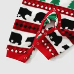 Christmas Family Matching Letters & Bear Print Long-sleeve Pajamas Sets(Flame Resistant)   image 4