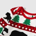 Christmas Family Matching Letters & Bear Print Long-sleeve Pajamas Sets(Flame Resistant)   image 3
