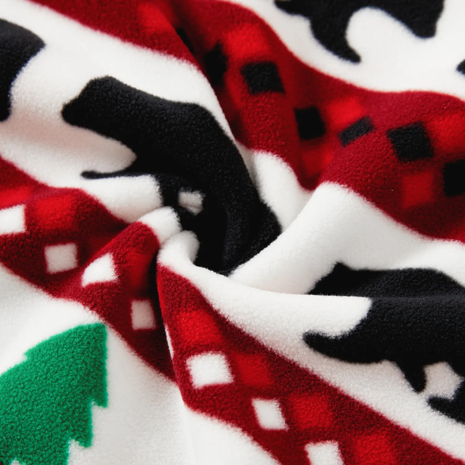 Christmas Family Matching Letters & Bear Print Long-sleeve Pajamas Sets(Flame Resistant)   image 5