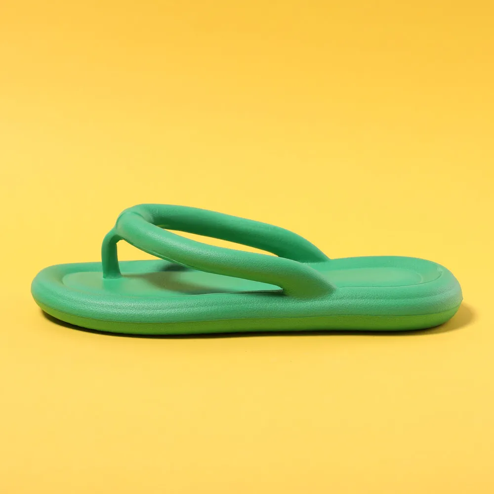 Sense of Stepping on Shit Thick-soled Solid Flip-flops big image 7