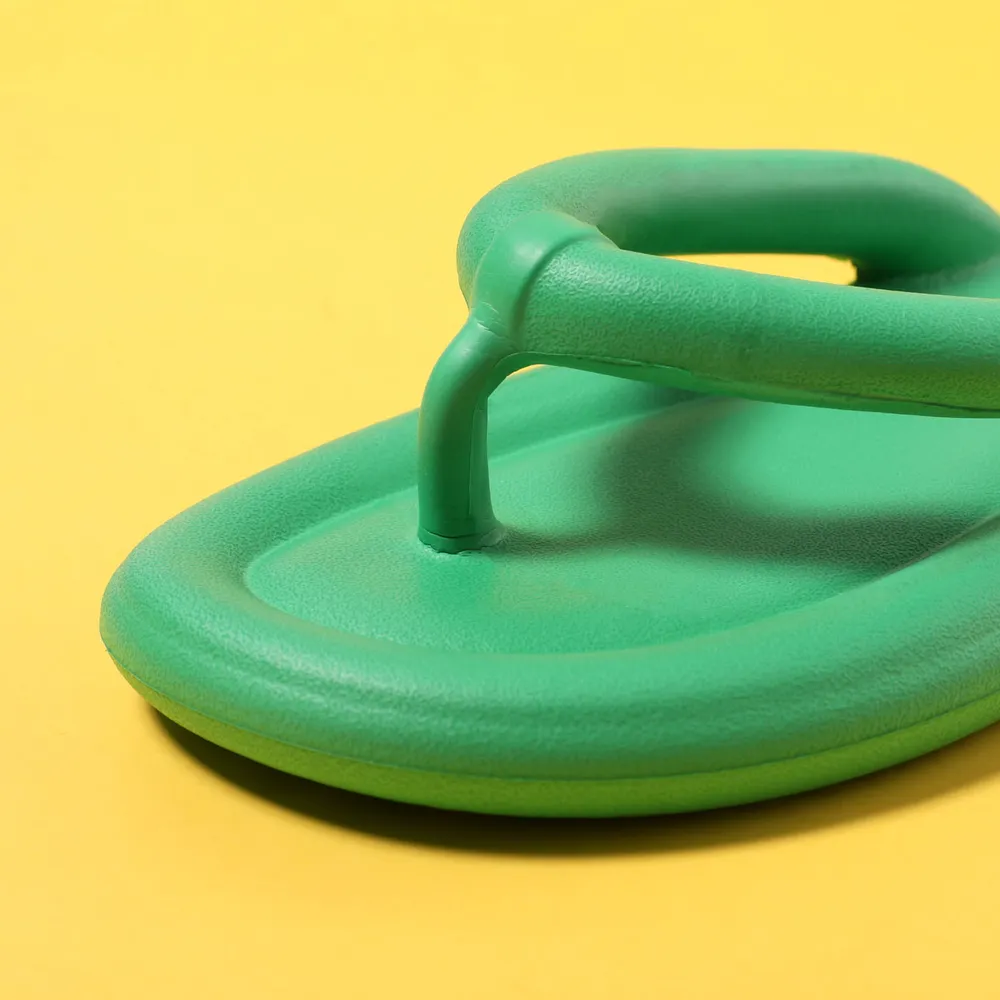 Sense of Stepping on Shit Thick-soled Solid Flip-flops big image 6