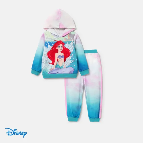 Disney Princess Toddler Girl 2pcs Character Print Long-sleeve Hoodie and Pants Set