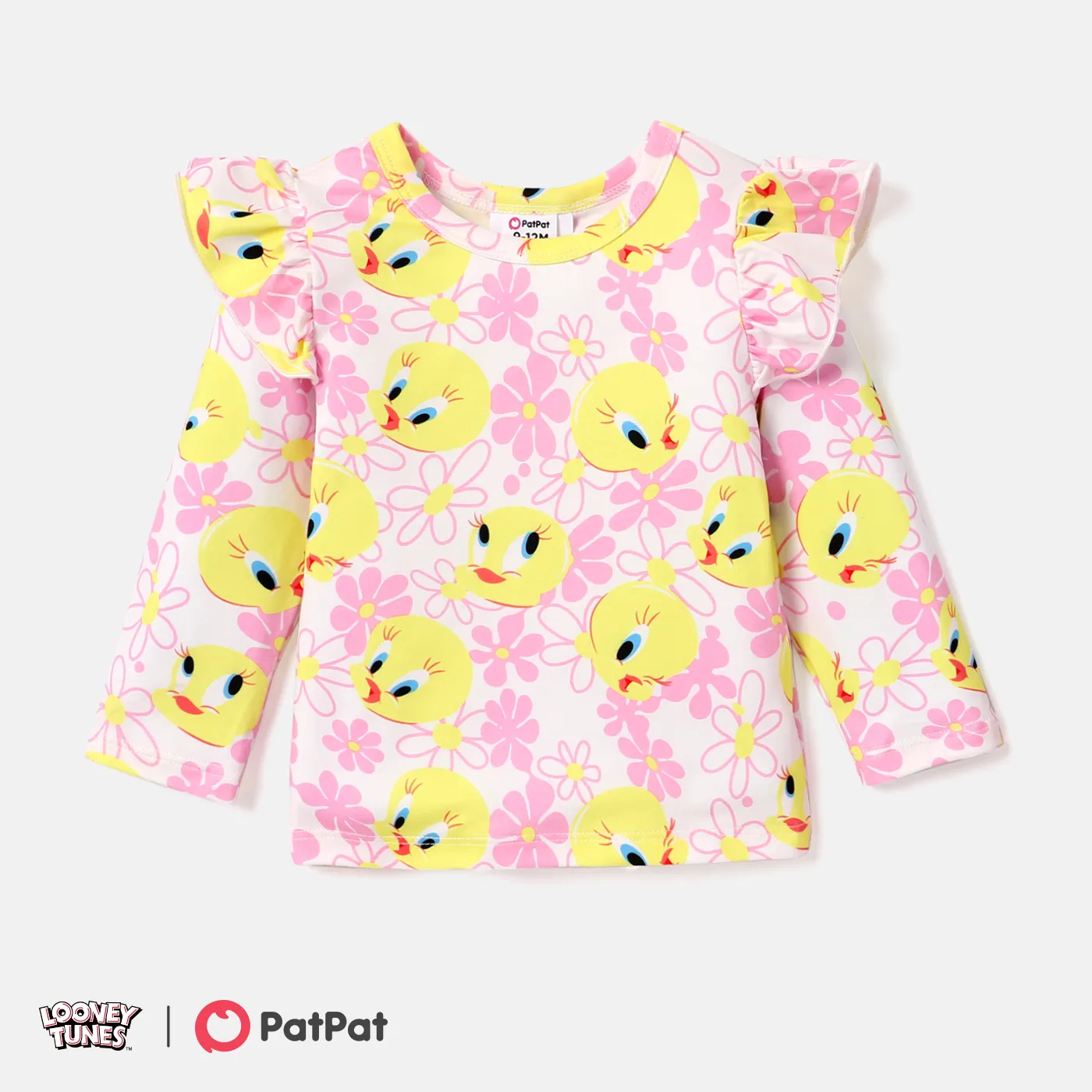 Looney Tunes Baby Girl Floral Print Top or Corduroy Sundress Multi-color