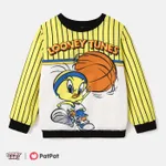 Looney Tunes Toddler Boy Basketball & Character Print Long-sleeve Top Yellow