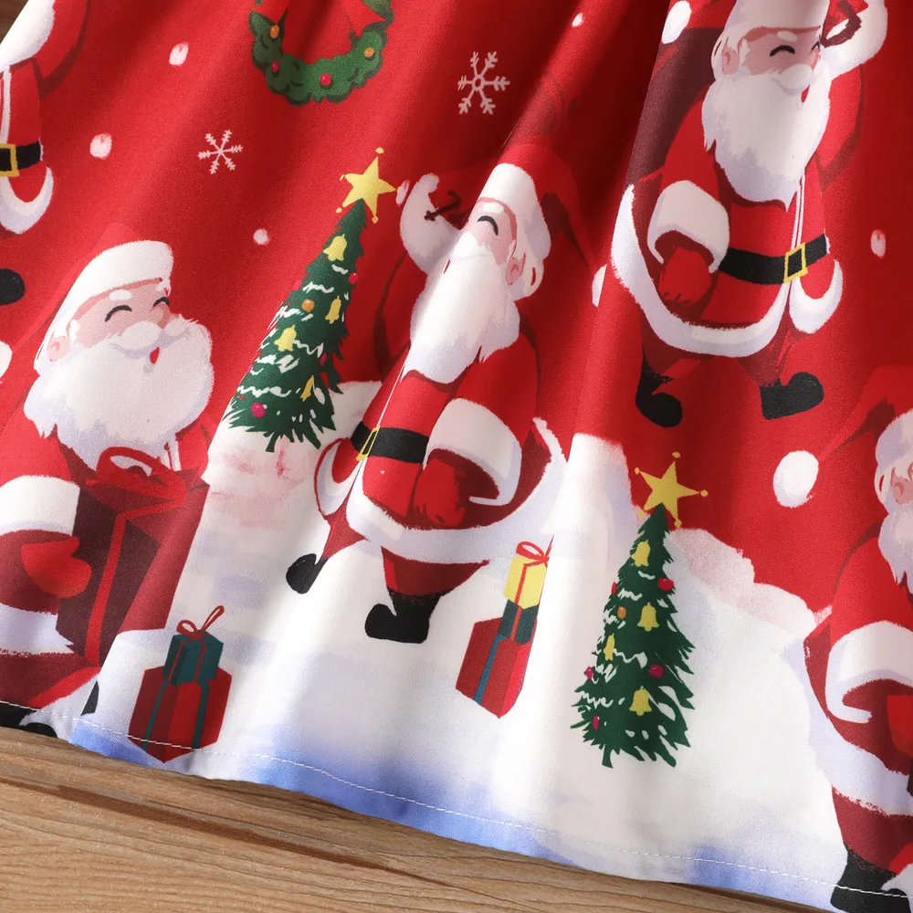 Toddler Girl Hyper-Tactile 3D Design Christmas Dress big image 5
