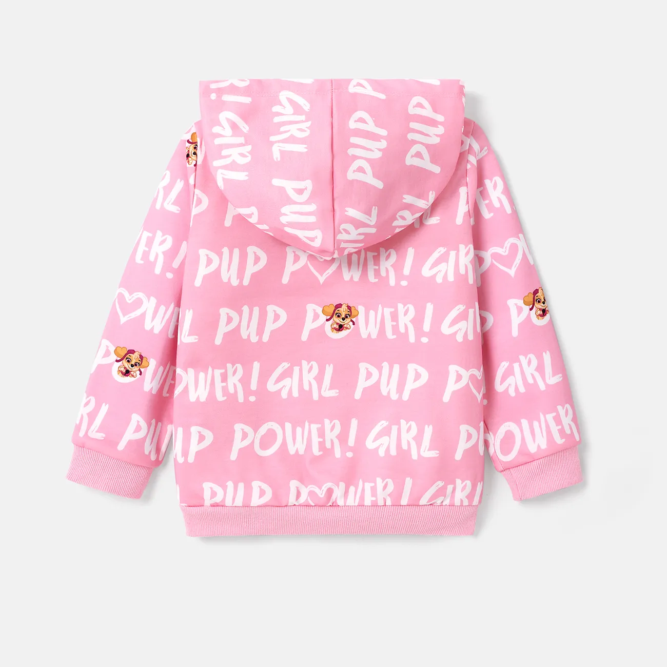 Helfer auf vier Pfoten Kleinkinder Unisex Mit Kapuze Kindlich Hund Sweatshirts rosa big image 1