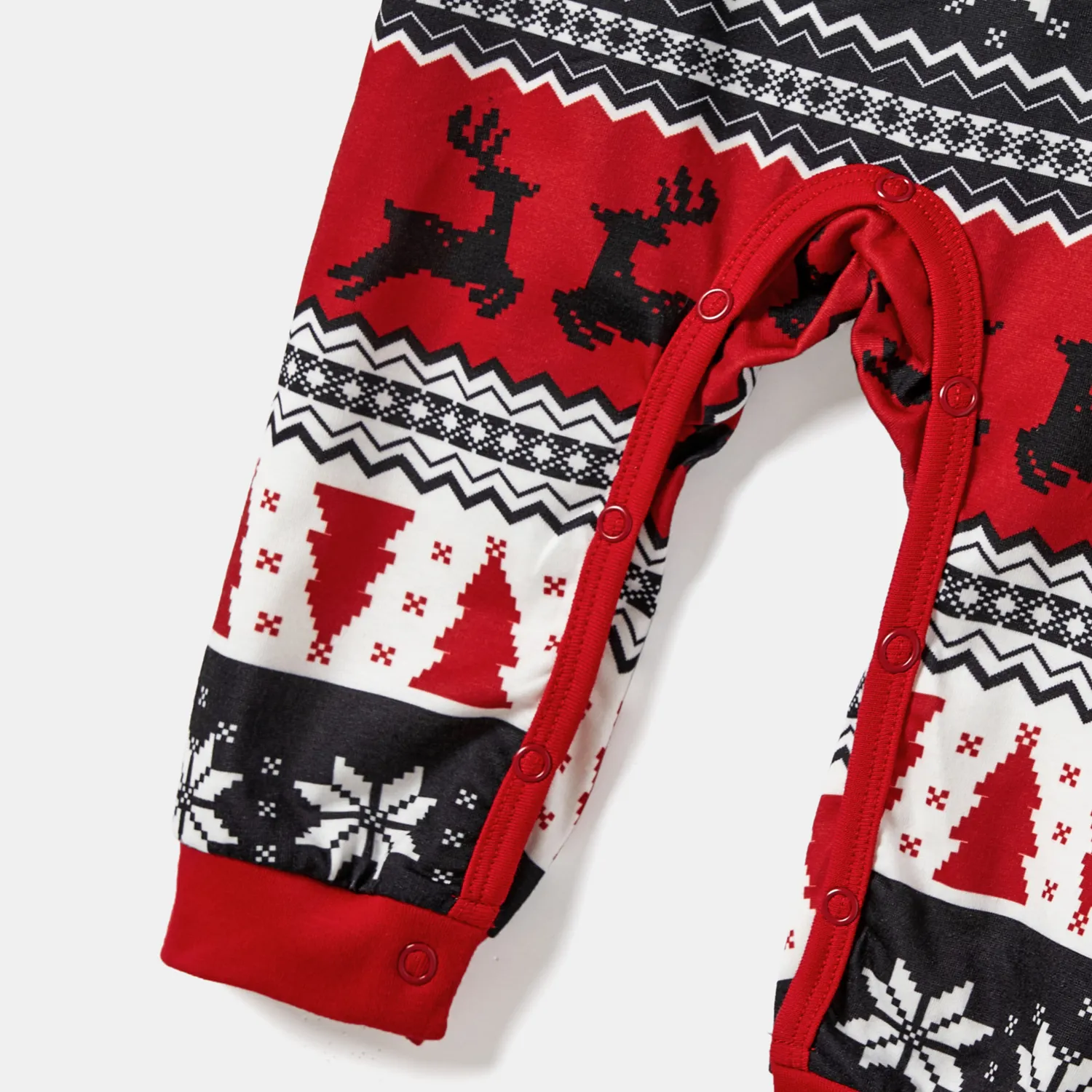 Christmas Letter & Bear Print Raglan-sleeve top and Pants Family Matching Pajamas Sets (Flame Resistant)  image 5