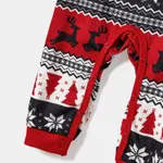 Christmas Letter & Bear Print Raglan-sleeve top and Pants Family Matching Pajamas Sets (Flame Resistant)  image 5