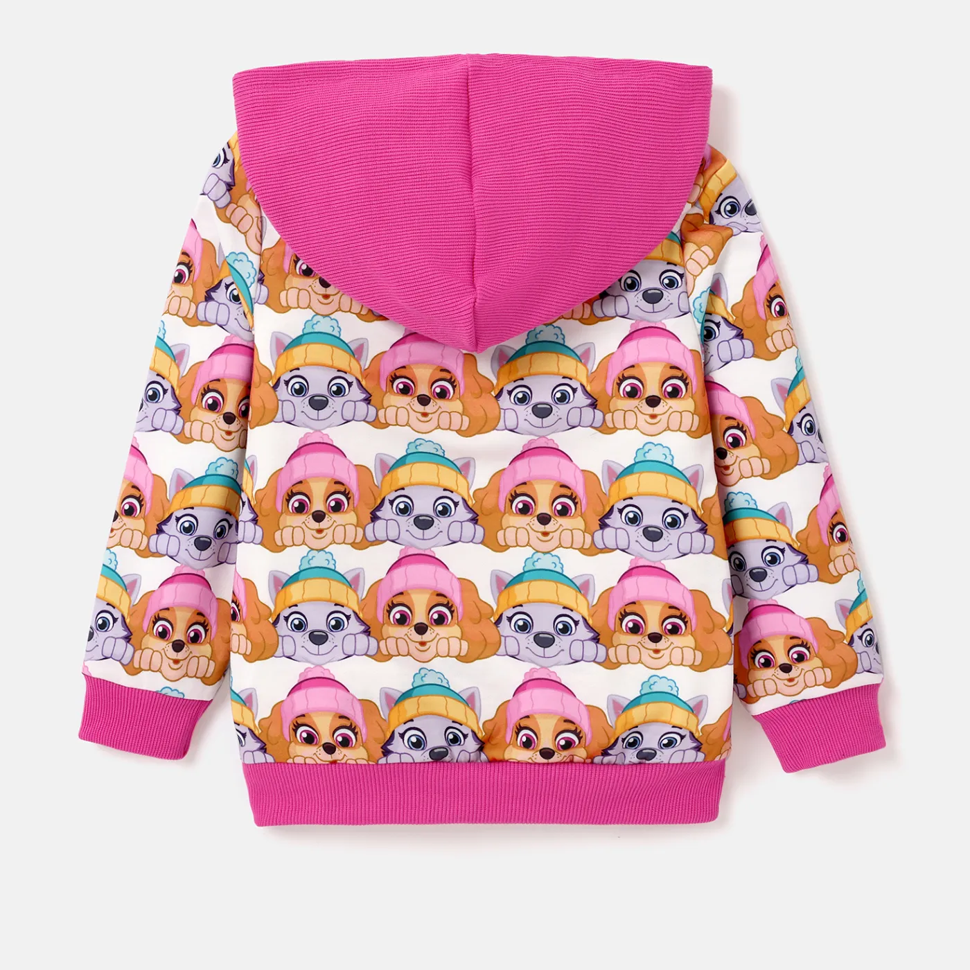 PAW Patrol Toddler Girl/Boy Character Print Zipper Design Hooded Jacket PINK-1 image 2