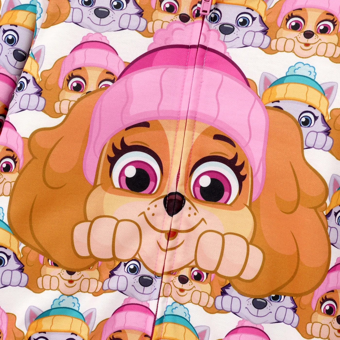 PAW Patrol Toddler Girl/Boy Character Print Zipper Design Hooded Jacket PINK-1 image 3
