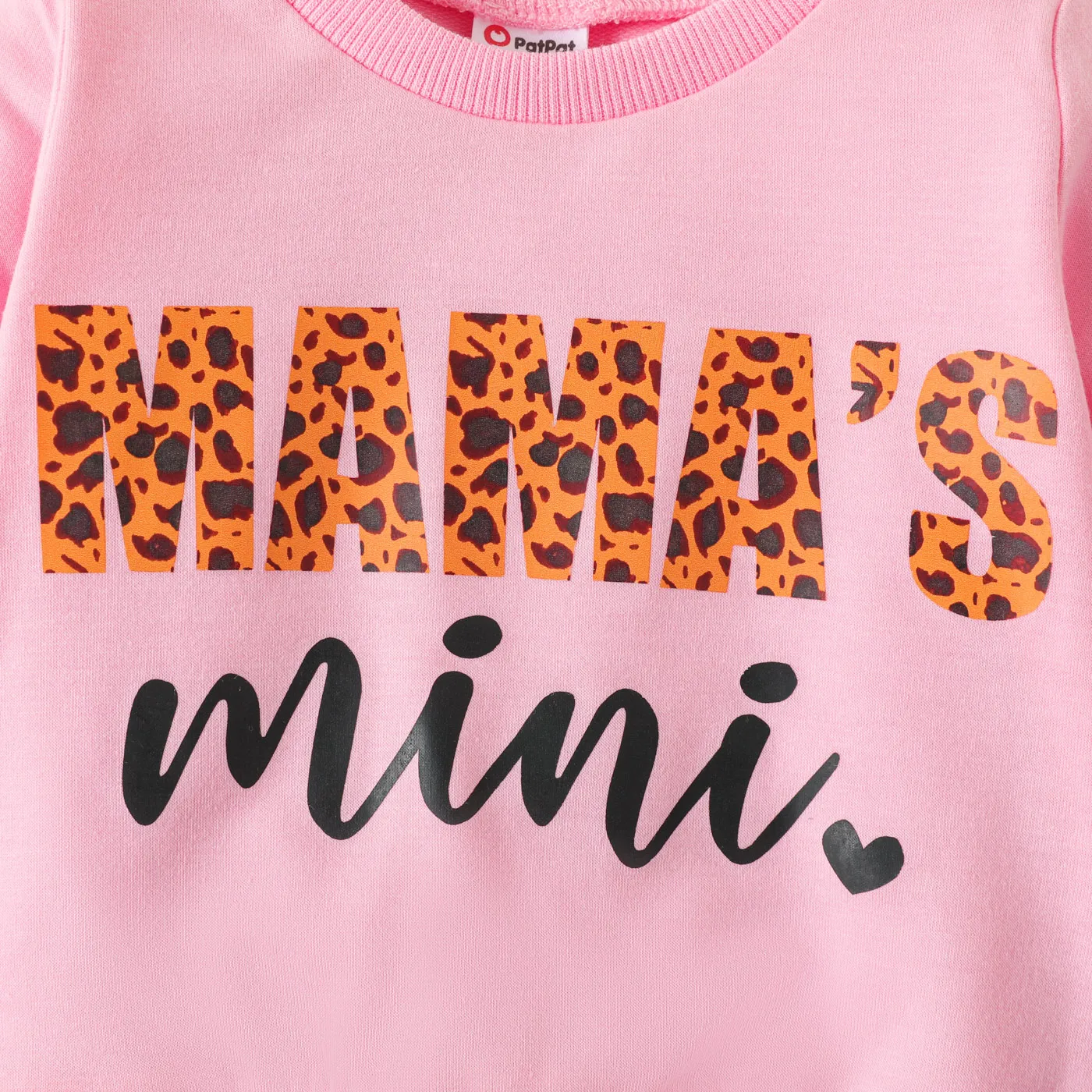 2PCS Baby Girl Casual Distressed Feature Letter Pattern Long Sleeve Denim Sets
  image 3