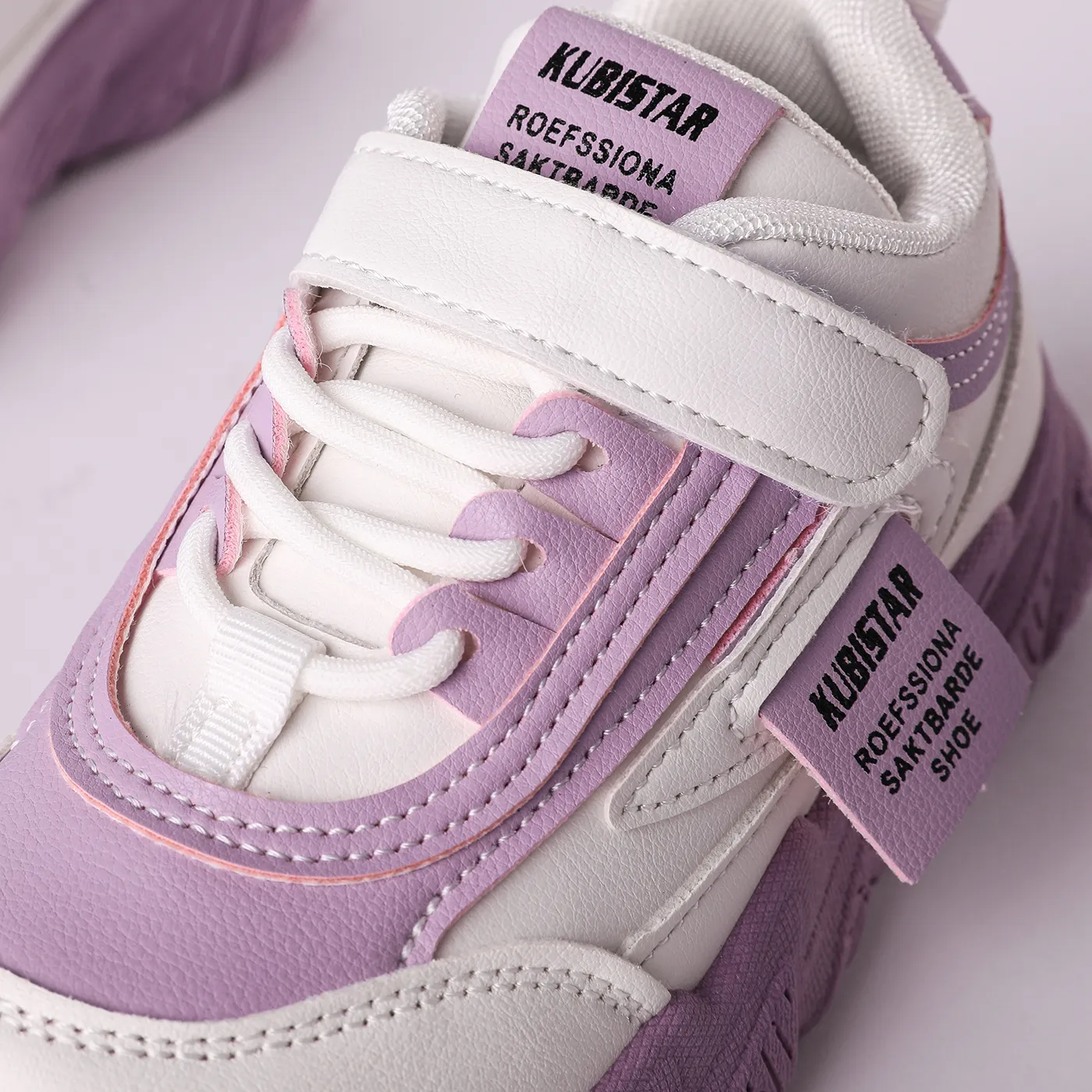 Kids Pretty Letter Print Velcro Sports Shoes  image 5