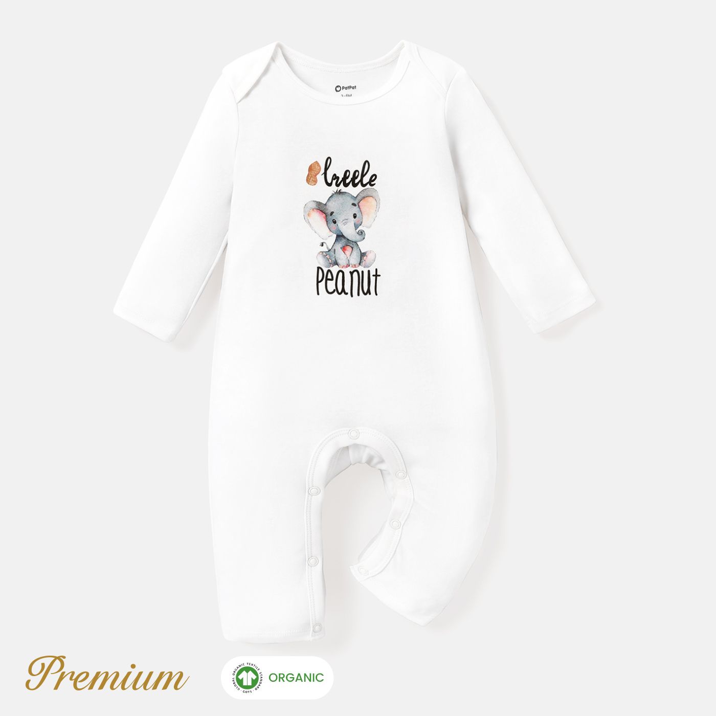 Combinaison Mignonne En Coton Biologique Pour Bébé Unisexe