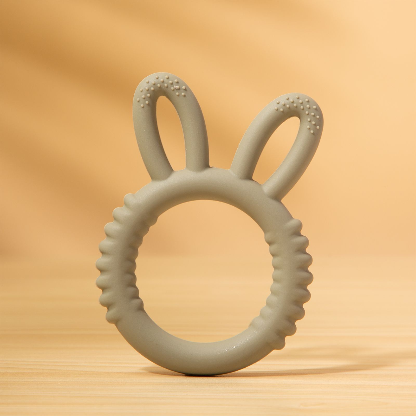 100% Food-Grade Materials BPA-Free Rabbit Ears Silicone Teething Toy For Babies