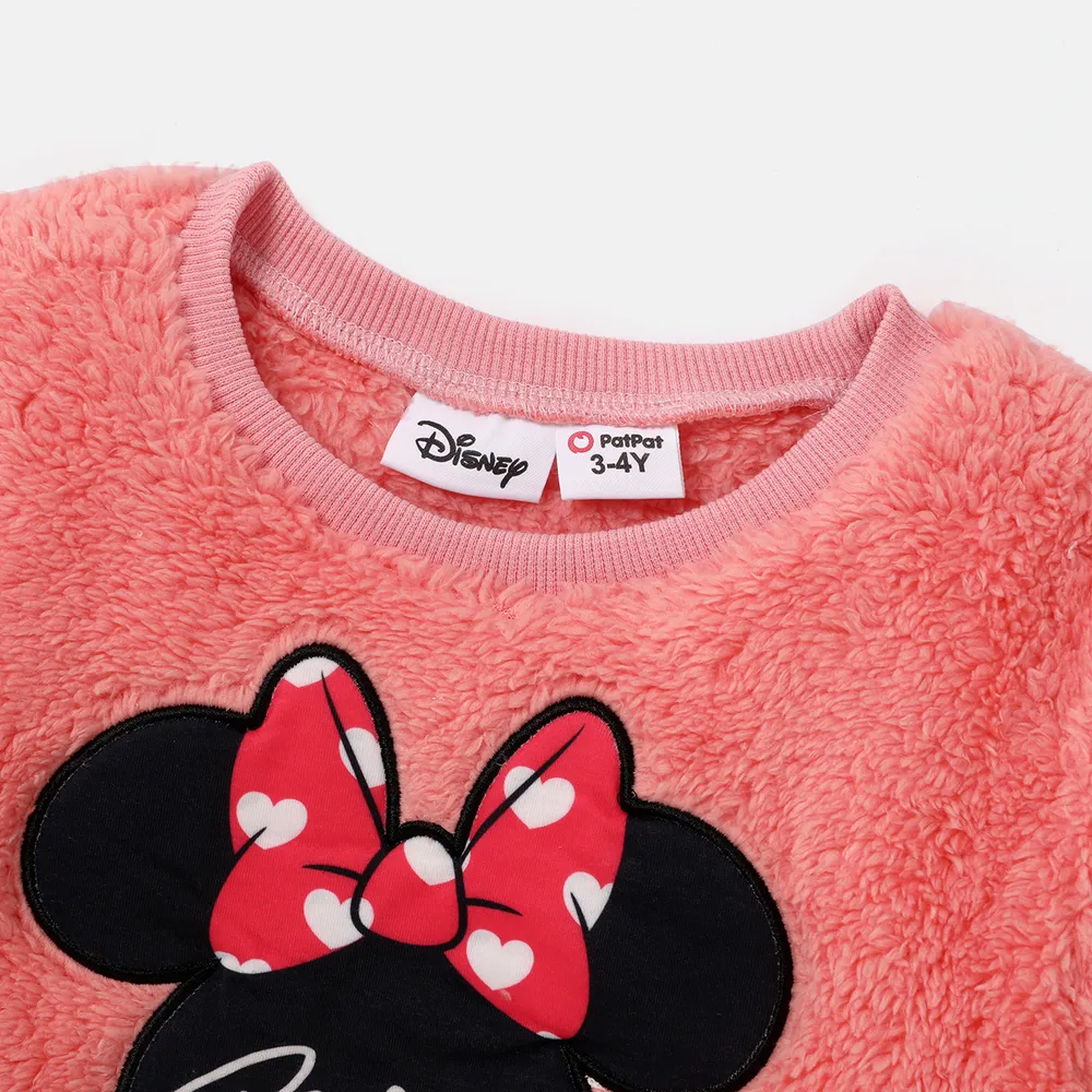 Disney Mickey and Friends Toddler Girl Character Print Long-sleeve Pullover Sweatshirts  big image 4