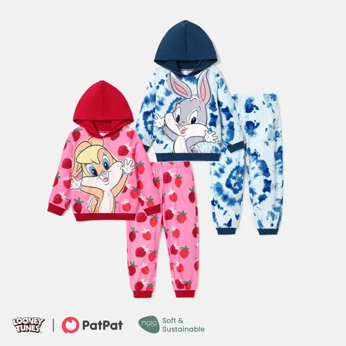 Looney Tunes Toddler Girl/Boy 2pcs Naia™ Character Print Long-sleeve Hoodie and Pants Set