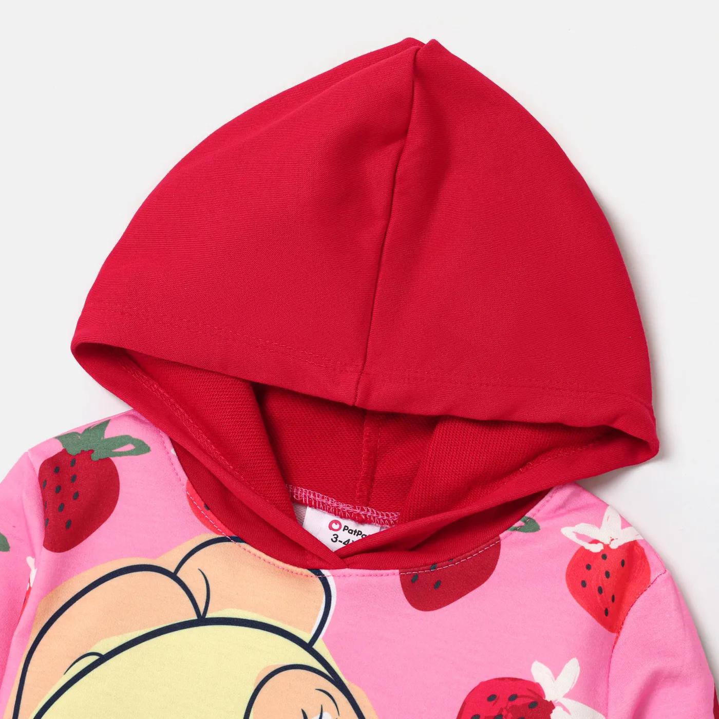 Looney Tunes Toddler Girl/Boy 2pcs Naia™ Character Print Long-sleeve Hoodie and Pants Set  Red image 4