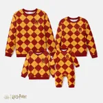 Harry Potter Family Matching Grid Letter Print Long-sleeve Tops  image 2