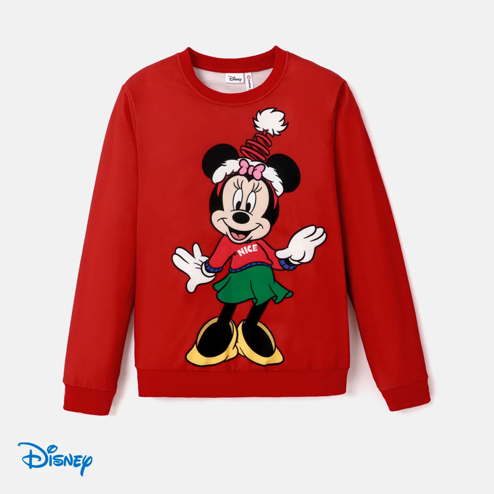 Disney Mickey and Friends Family Matching Christmas Character Print Sweatshirt  big image 11