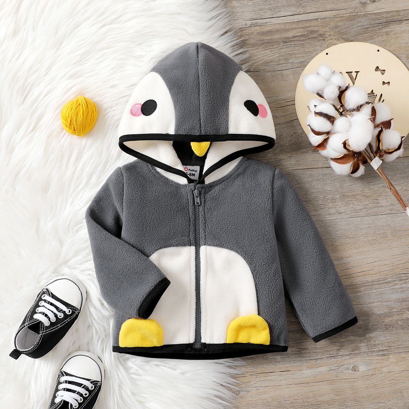 

Baby Boy Childlike Penguin 3D Jacket