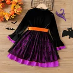 2 PCS Kid Girl Sweet Halloween Pattern Ruffle Edge  Skirt/Dress Set  image 5