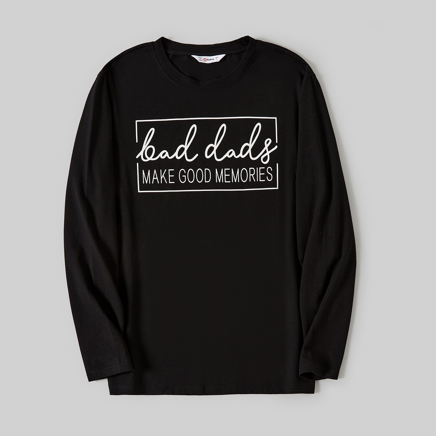 

Family Matching Letters Print Cotton Long Sleeve Tops