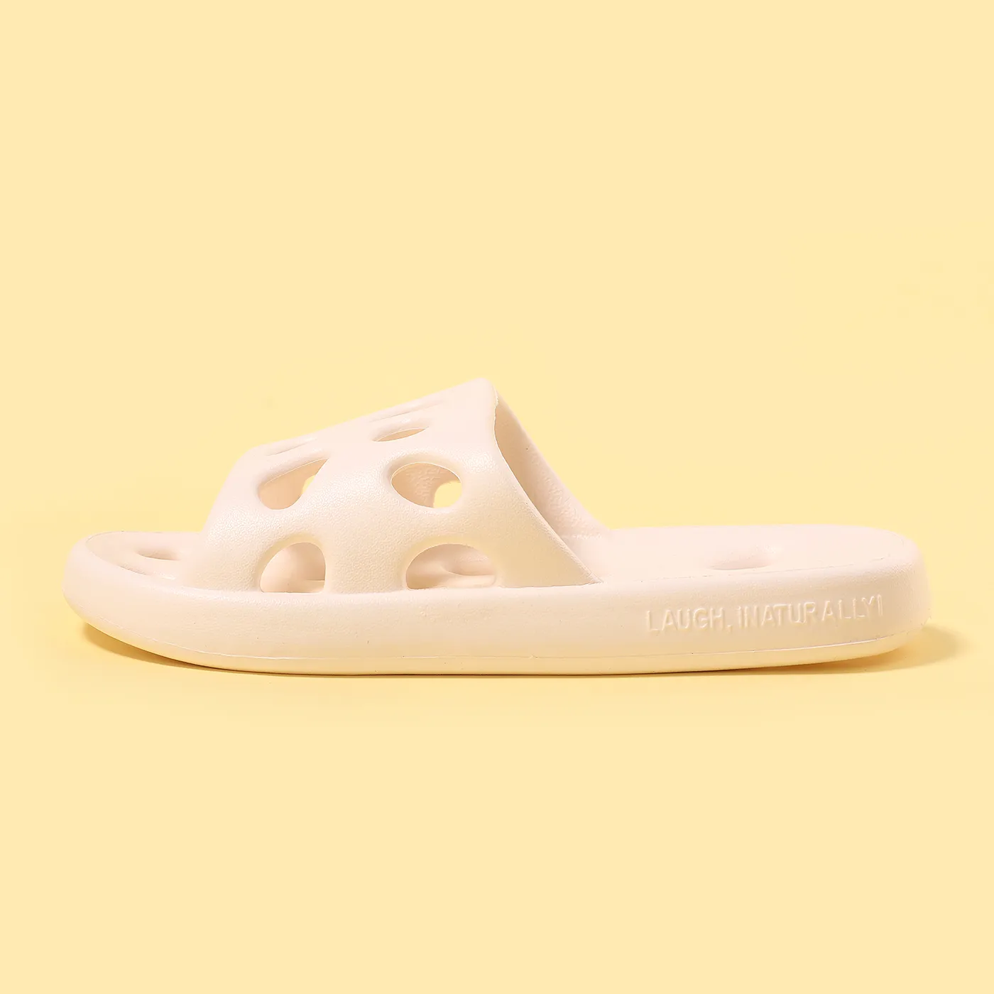 Shower Slippers Hollow Out Quick Drying Non-Slip Bathroom EVA Slides White image 5