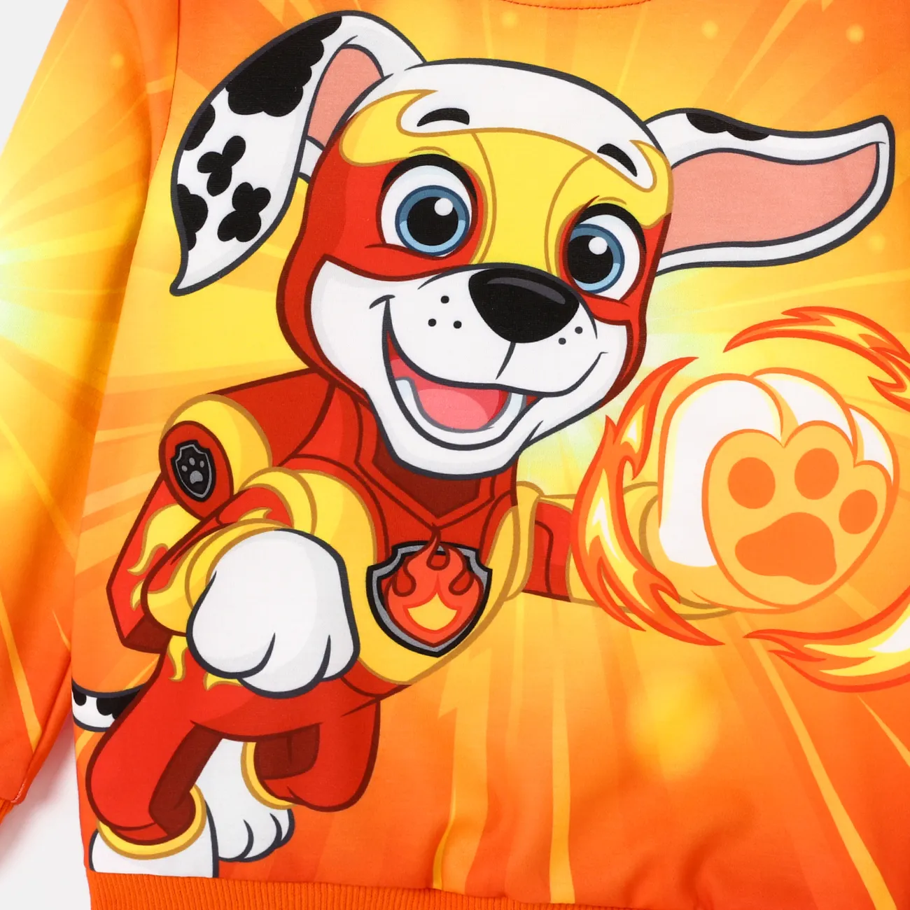 Helfer auf vier Pfoten Kleinkinder Unisex Kindlich Hund Sweatshirts orange big image 1
