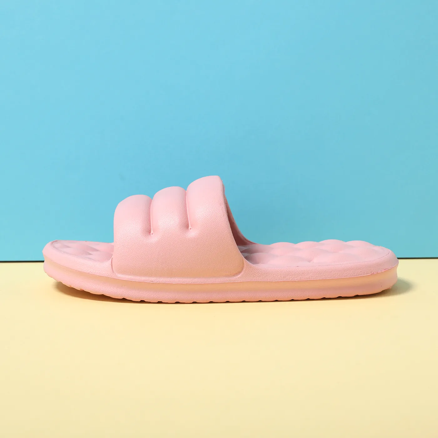 Mute EVA Sofa Slides Women Thick Sole Soft Indoor Slippers Women Anti-slip Sandals Men Summer Platform Women Shoes Bath Pink image 3